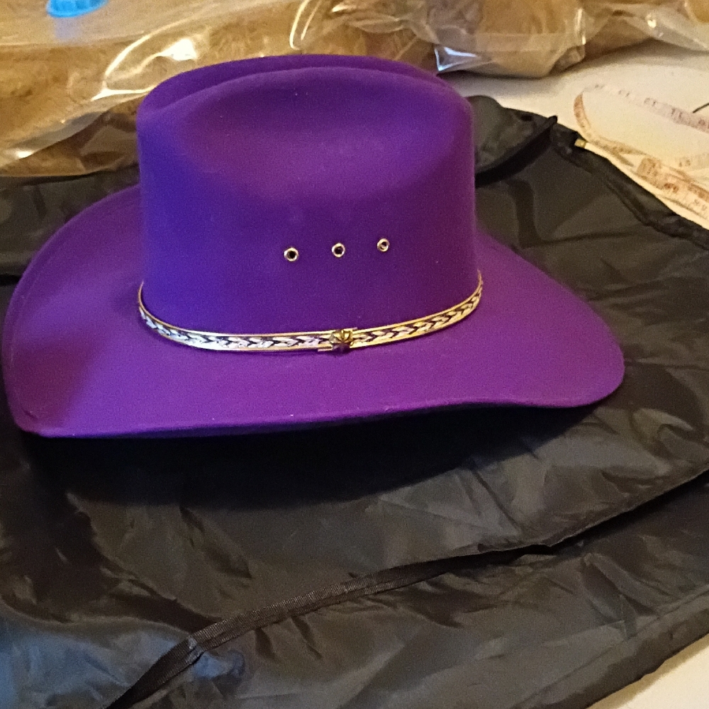 SOLD**Summit Purple Cowboy Hat**SOLD